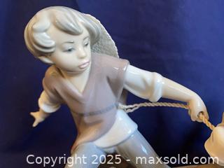 MaxSold Auction: Lladro Boy and Dog Pulling Stubborn Donkey #5178 - Oak Park (California, USA) PARTNER MANAGED Estate Sale Online Auction - Pesto Way