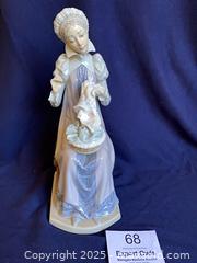 MaxSold Auction: Lladro Figurine Medieval Lady Embroidering #5126 - Oak Park (California, USA) PARTNER MANAGED Estate Sale Online Auction - Pesto Way