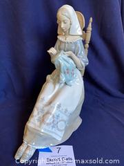MaxSold Auction: Lladro Figurine The Embroiderer #4865 - Oak Park (California, USA) PARTNER MANAGED Estate Sale Online Auction - Pesto Way