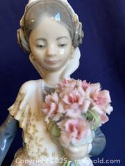 MaxSold Auction: Lladro Figurine Valencian Girl with Flowers #1304 and Lolita #5192 - Oak Park (California, USA) PARTNER MANAGED Estate Sale Online Auction - Pesto Way