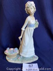MaxSold Auction: Lladro Figurine Wild Flowers #5030 - Oak Park (California, USA) PARTNER MANAGED Estate Sale Online Auction - Pesto Way