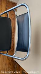 MaxSold Auction: Mid-Century Modern Chrome Black Vinyl Folding Chairs- Set of 4 - Oak Park (California, USA) PARTNER MANAGED Estate Sale Online Auction - Pesto Way