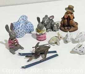 MaxSold Auction: Miniature Bunny Figurines - Oak Park (California, USA) PARTNER MANAGED Estate Sale Online Auction - Pesto Way
