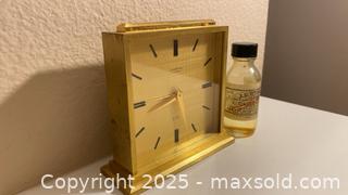 MaxSold Auction: Swiss Made Looping 8-Day Alarm Desk Clock - Oak Park (California, USA) PARTNER MANAGED Estate Sale Online Auction - Pesto Way