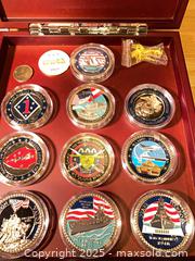 MaxSold Auction: US Military Commerative Collectible Coins   - Oak Park (California, USA) PARTNER MANAGED Estate Sale Online Auction - Pesto Way