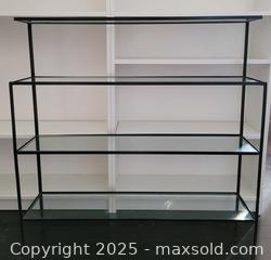 MaxSold Auction: Heavy Glass + Iron Shelf - Belleville (Ontario, Canada) SELLER MANAGED Reseller Online Auction - Dundas Street East