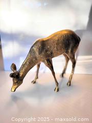 MaxSold Auction: LG Brass Grazing Deer  - Belleville (Ontario, Canada) SELLER MANAGED Reseller Online Auction - Dundas Street East