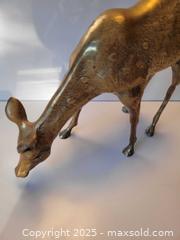 MaxSold Auction: LG Brass Grazing Deer  - Belleville (Ontario, Canada) SELLER MANAGED Reseller Online Auction - Dundas Street East