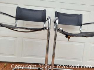 MaxSold Auction: Martin Stam Style Chrome Cantilever Bar Stools 5 - Belleville (Ontario, Canada) SELLER MANAGED Reseller Online Auction - Dundas Street East