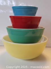MaxSold Auction: Primary Pyrex Nesting Bowls - Belleville (Ontario, Canada) SELLER MANAGED Reseller Online Auction - Dundas Street East