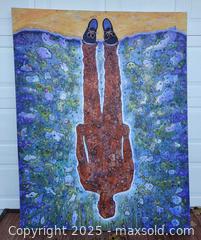 MaxSold Auction: XL Original Robert Tokley Painting &#39;My Apologies&#39; - Belleville (Ontario, Canada) SELLER MANAGED Reseller Online Auction - Dundas Street East