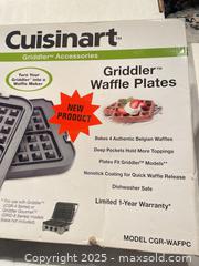 MaxSold Auction: Cuisinart CGR-WAFPC Removable Nonstick Waffle Plates (4 Belgian) - North York (Ontario, Canada) SELLER MANAGED Downsizing Online Auction - Country Lane