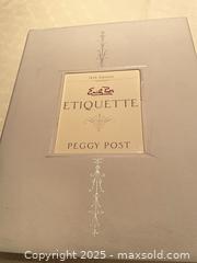 MaxSold Auction: Emily Post&#39;s Etiquette — 16th Edition, Hardcover in Slipcase - North York (Ontario, Canada) SELLER MANAGED Downsizing Online Auction - Country Lane