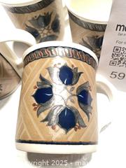 MaxSold Auction: Mikasa Intaglio Center Court (CA203) Coffee/Tea Mug Set of 4 - coordinates w Mikasa Arabella pattern - North York (Ontario, Canada) SELLER MANAGED Downsizing Online Auction - Country Lane