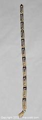 MaxSold Auction: 14K Gold Greek key link bracelet  - Hatboro (Pennsylvania, USA) PARTNER MANAGED Estate Sale Online Auction -  Jacksonville Road
