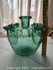 MaxSold Auction: 1920’s Venini Vittorio Zecchin teal glass vase - Hatboro (Pennsylvania, USA) PARTNER MANAGED Estate Sale Online Auction -  Jacksonville Road