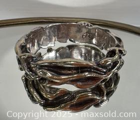 MaxSold Auction: Brutalist sterling silver bangle bracelet  - Hatboro (Pennsylvania, USA) PARTNER MANAGED Estate Sale Online Auction -  Jacksonville Road