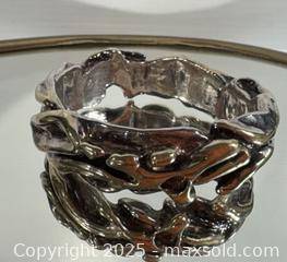 MaxSold Auction: Brutalist sterling silver bangle bracelet  - Hatboro (Pennsylvania, USA) PARTNER MANAGED Estate Sale Online Auction -  Jacksonville Road