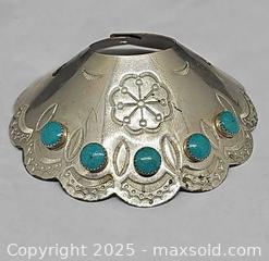 MaxSold Auction: Iindigenous American Silver, turquoise  hair accessory, sterling ring - Hatboro (Pennsylvania, USA) PARTNER MANAGED Estate Sale Online Auction -  Jacksonville Road