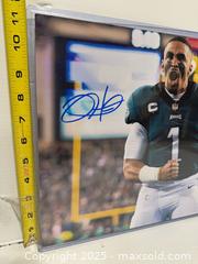 MaxSold Auction: Jalen Hurts autographed photo - Hatboro (Pennsylvania, USA) PARTNER MANAGED Estate Sale Online Auction -  Jacksonville Road