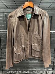 MaxSold Auction: LAUREN Ralph Lauren women’s leather jacket - Hatboro (Pennsylvania, USA) PARTNER MANAGED Estate Sale Online Auction -  Jacksonville Road