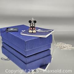 MaxSold Auction: Mickey Mouse Swarovski Character Pendant Charm on Ball Chain - Hatboro (Pennsylvania, USA) PARTNER MANAGED Estate Sale Online Auction -  Jacksonville Road
