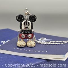 MaxSold Auction: Mickey Mouse Swarovski Character Pendant Charm on Ball Chain - Hatboro (Pennsylvania, USA) PARTNER MANAGED Estate Sale Online Auction -  Jacksonville Road