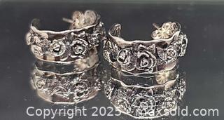 MaxSold Auction: Sterling 925 PZ Israel hoop earrings  - Hatboro (Pennsylvania, USA) PARTNER MANAGED Estate Sale Online Auction -  Jacksonville Road