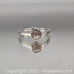 MaxSold Auction: Sterling Silver Bezel Ring with Rose-Cut Salt-and-Pepper Stone, Size 8 - Hatboro (Pennsylvania, USA) PARTNER MANAGED Estate Sale Online Auction -  Jacksonville Road