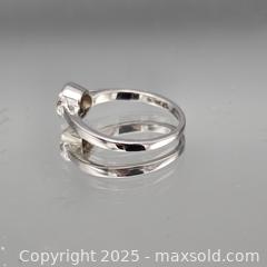 MaxSold Auction: Sterling Silver Bezel Ring with Rose-Cut Salt-and-Pepper Stone, Size 8 - Hatboro (Pennsylvania, USA) PARTNER MANAGED Estate Sale Online Auction -  Jacksonville Road