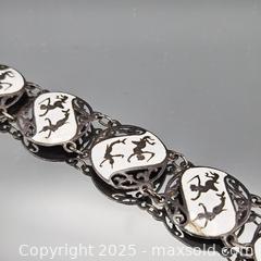 MaxSold Auction: Sterling Silver Link Bracelet with Horse Motif - Hatboro (Pennsylvania, USA) PARTNER MANAGED Estate Sale Online Auction -  Jacksonville Road