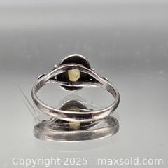 MaxSold Auction: Sterling Silver Ring with Yellow Faceted Oval Stone, US 7 - Hatboro (Pennsylvania, USA) PARTNER MANAGED Estate Sale Online Auction -  Jacksonville Road
