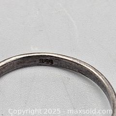 MaxSold Auction: Sterling Silver Ring with Yellow Faceted Oval Stone, US 7 - Hatboro (Pennsylvania, USA) PARTNER MANAGED Estate Sale Online Auction -  Jacksonville Road