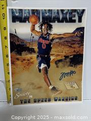 MaxSold Auction: Tyrese “Mad Maxey” autographed photo - Hatboro (Pennsylvania, USA) PARTNER MANAGED Estate Sale Online Auction -  Jacksonville Road