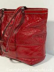 MaxSold Auction: Vintage Coach red patent leather tote handbag  - Hatboro (Pennsylvania, USA) PARTNER MANAGED Estate Sale Online Auction -  Jacksonville Road