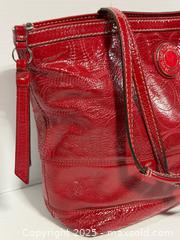 MaxSold Auction: Vintage Coach red patent leather tote handbag  - Hatboro (Pennsylvania, USA) PARTNER MANAGED Estate Sale Online Auction -  Jacksonville Road