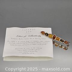 MaxSold Auction: Vintage Sterling Silver Honey Amber Brooch/Pin - Hatboro (Pennsylvania, USA) PARTNER MANAGED Estate Sale Online Auction -  Jacksonville Road