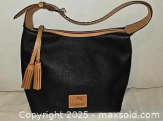 MaxSold Auction: Dooney &#38; Bourke Paige Black Leather Sac, handbag  - Hatboro (Pennsylvania, USA) PARTNER MANAGED Estate Sale Online Auction -  Jacksonville Road