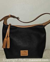 MaxSold Auction: Dooney &#38; Bourke Paige Black Leather Sac, handbag  - Hatboro (Pennsylvania, USA) PARTNER MANAGED Estate Sale Online Auction -  Jacksonville Road
