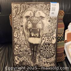 MaxSold Auction: Lee Conklin Fillmore Concert Poster Board - Washington (District of Columbia, USA) PARTNER MANAGED Moving Online Auction - Morrison Street Northwest