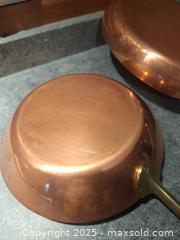 MaxSold Auction: Copper saute pans - Toronto (Ontario, Canada) SELLER MANAGED Downsizing Online Auction -  Oriole Parkway (CONDO)