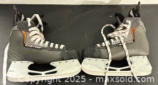 MaxSold Auction: Easton Synergy EQ4 Ice Hockey Skates Used  - Newmarket (Ontario, Canada) PARTNER MANAGED Reseller Online Auction - Walter Avenue