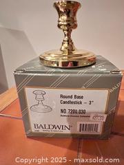 MaxSold Auction: Baldwin candlestick holders set of 3 - Easton (Pennsylvania, USA) SELLER MANAGED Downsizing Online Auction - South 12th Street