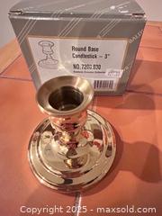 MaxSold Auction: Baldwin candlestick holders set of 3 - Easton (Pennsylvania, USA) SELLER MANAGED Downsizing Online Auction - South 12th Street