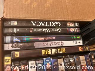 MaxSold Auction: Box of DVDs - Easton (Pennsylvania, USA) SELLER MANAGED Downsizing Online Auction - South 12th Street