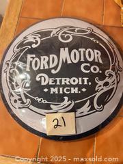 MaxSold Auction: Ford Motor Co. tin sign  - Easton (Pennsylvania, USA) SELLER MANAGED Downsizing Online Auction - South 12th Street