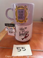 MaxSold Auction: Friends ceramic mug set- set of 2 - Easton (Pennsylvania, USA) SELLER MANAGED Downsizing Online Auction - South 12th Street
