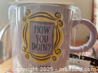 MaxSold Auction: Friends ceramic mug set- set of 2 - Easton (Pennsylvania, USA) SELLER MANAGED Downsizing Online Auction - South 12th Street