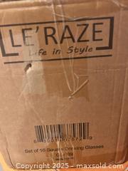 MaxSold Auction:  Le’RAze set of 16 square drinking glasses - Easton (Pennsylvania, USA) SELLER MANAGED Downsizing Online Auction - South 12th Street