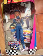 MaxSold Auction: NEW-  NASCAR Barbie 50th Anniversary  - Easton (Pennsylvania, USA) SELLER MANAGED Downsizing Online Auction - South 12th Street